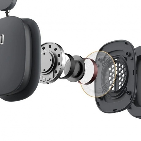 Наушники Baseus Bowie H1 Noise-Cancelling Grey (NGTW230213) - фото 3