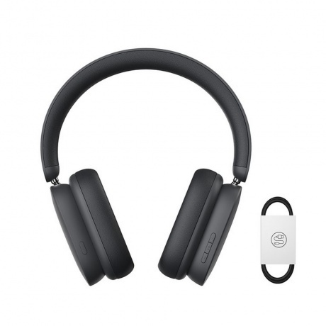 Наушники Baseus Bowie H1 Noise-Cancelling Grey (NGTW230213) - фото 4