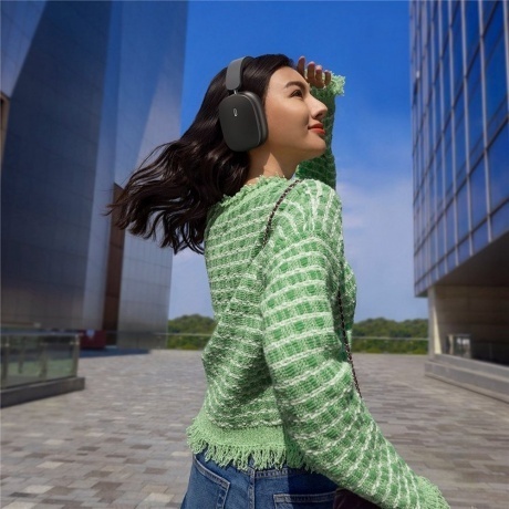 Наушники Baseus Bowie H1 Noise-Cancelling Grey (NGTW230213) - фото 9