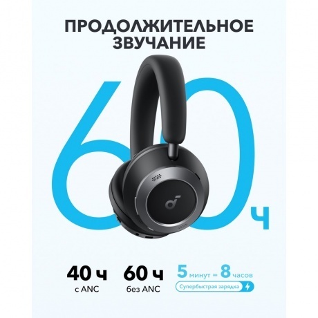 Наушники Soundcore Space One Pro Black - фото 4