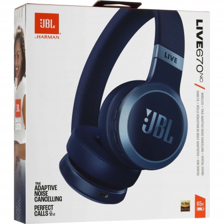 Наушники JBL Live 670NC JBLLIVE670NCBLU Blue - фото 14