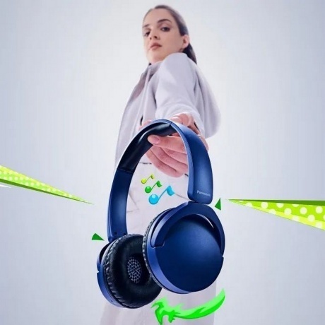 Наушники Panasonic RB-HF630BG-A Blue - фото 2