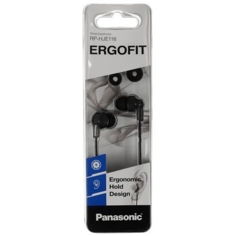 Наушники Panasonic RP-HJE118GUK черный - фото 4