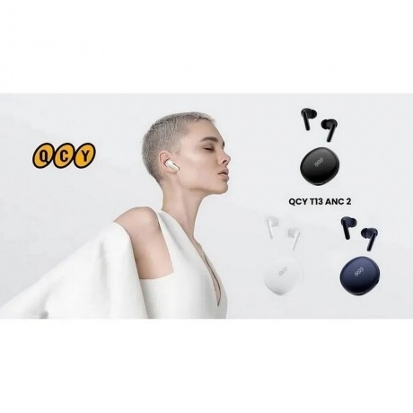 Наушники QCY T13 ANC 2 Blue (BH23HT09A) - фото 5