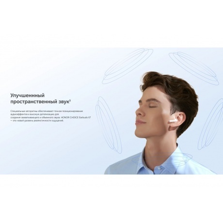 Наушники Honor Choice X7 Blue (5504ABJV) - фото 22