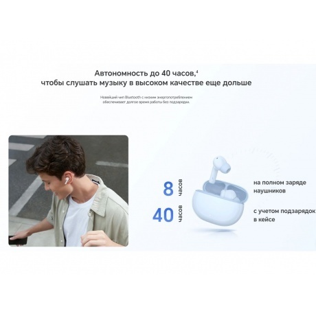 Наушники Honor Choice X7 Blue (5504ABJV) - фото 23