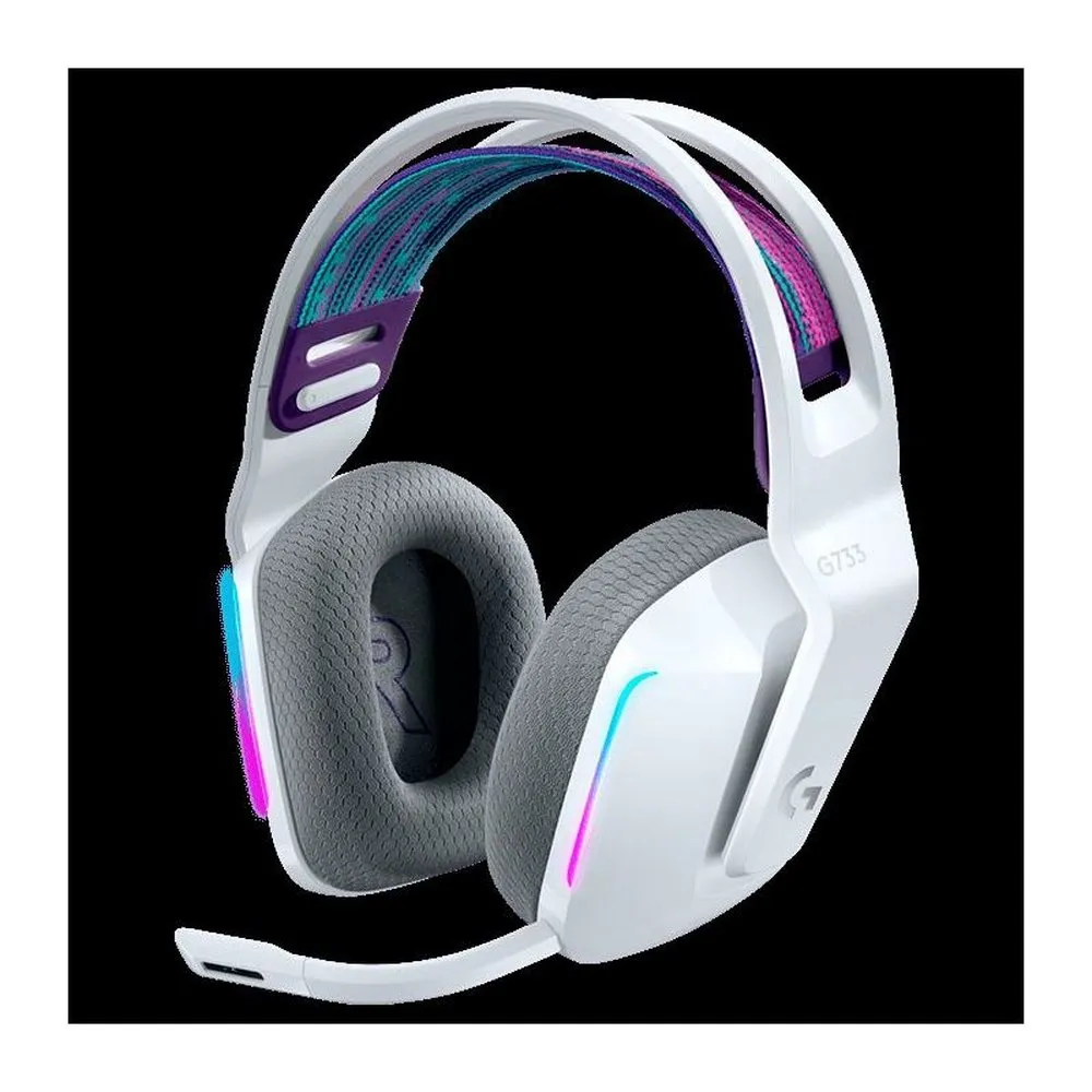 Наушники Logitech Headset G733 LightSpeed (981-000943) White - фото 1