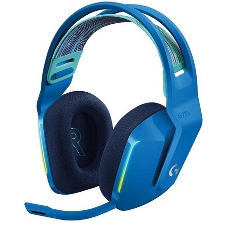 Наушники Logitech Headset G733 LightSpeed (981-000943) Blue - фото 1