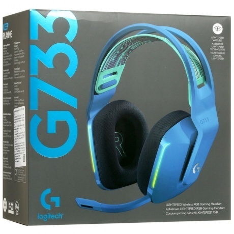 Наушники Logitech Headset G733 LightSpeed (981-000943) Blue - фото 7