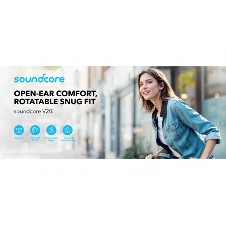 Наушники Soundcore V20i (A3876G21) White - фото 7