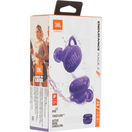 Наушники JBL Endurance Race 2 (JBLENDURACE2PUR) Purple - фото 9