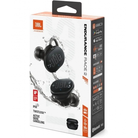 Наушники JBL Endurance Race 2 (JBLENDURACE2BLK) Black - фото 11