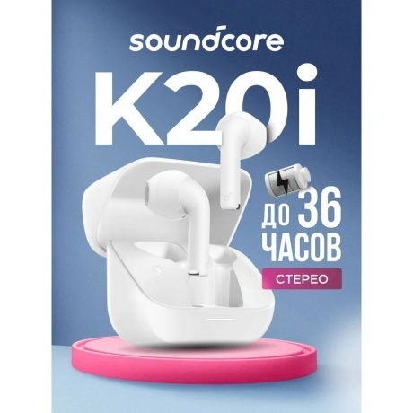 Наушники Soundcore K20i (A3994G21) White - фото 8