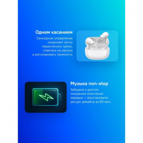 Наушники Xiaomi Redmi Buds 6 Pro (BHR9310GL) Glacier White - фото 15