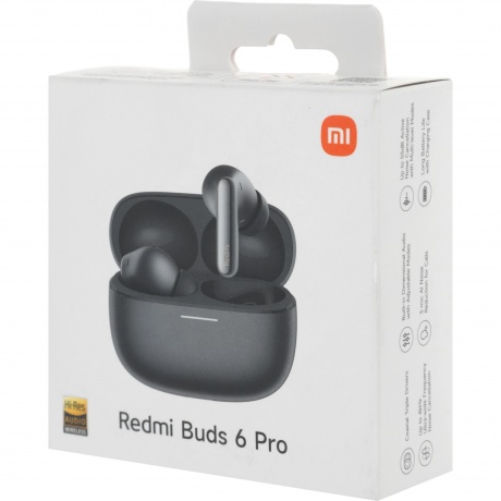 Наушники Xiaomi Redmi Buds 6 Pro (BHR9307GL) Space Black - фото 12