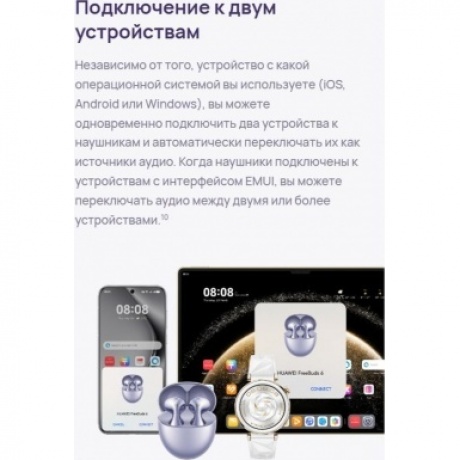 Наушники Huawei FreeBuds 6 (55038129) Purple - фото 32