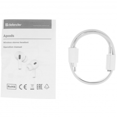 Наушники Defender Apods (63913) White - фото 14