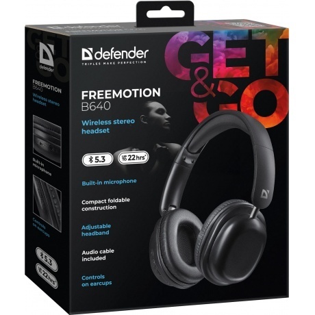 Наушники Defender FreeMotion B640 (63640) Black - фото 10