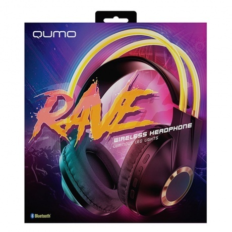 Наушники Qumo Party Rave BT 0078 Gold - фото 2