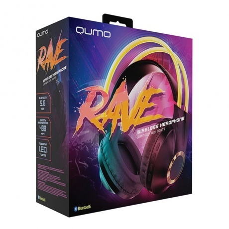 Наушники Qumo Party Rave BT 0078 Gold - фото 3