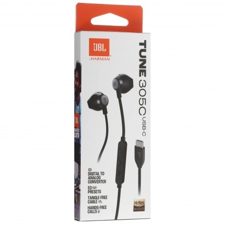 Наушники JBL Tune 305C (JBLT305CBLK) Black - фото 9