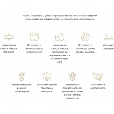 Наушники Huawei FreeBuds SE 3 (55037990) Beige - фото 37