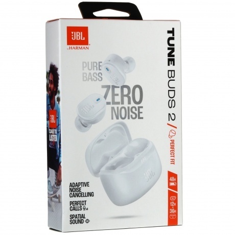 Наушники JBL Tune Buds 2 Ghost (JBLTBUDS2GWHT) White - фото 20