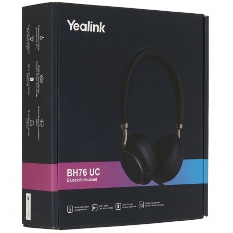 Наушники Yealink BH76 UC (1208621) Black - фото 11