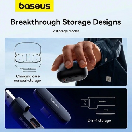 Наушники Baseus AeQur G10 Black - фото 15