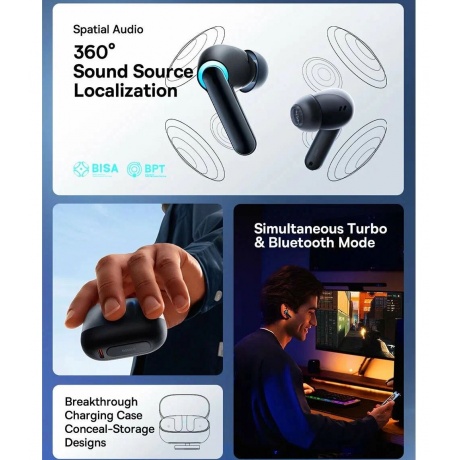 Наушники Baseus AeQur G10 Black - фото 20