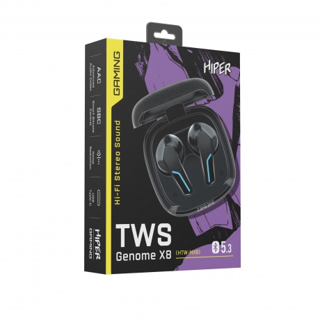 Наушники Hiper Genome X8 Black - фото 16