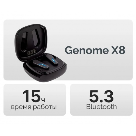 Наушники Hiper Genome X8 Black - фото 22