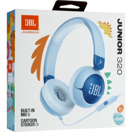 Наушники JBL JR320 (JBLJR320BLU) Blue - фото 12