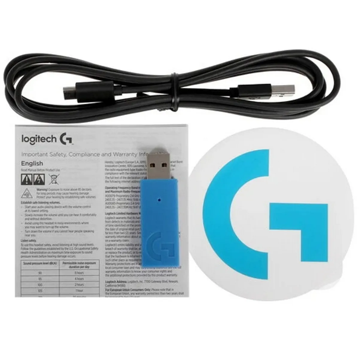 Наушники Logitech G733 LightSpeed (981-000945) Blue - фото 8