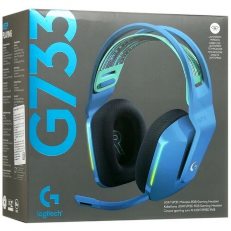 Наушники Logitech G733 LightSpeed (981-000945) Blue - фото 10