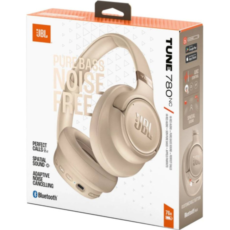 Наушники JBL Tune 780NC (JBLT780NCBEG) Beige - фото 10