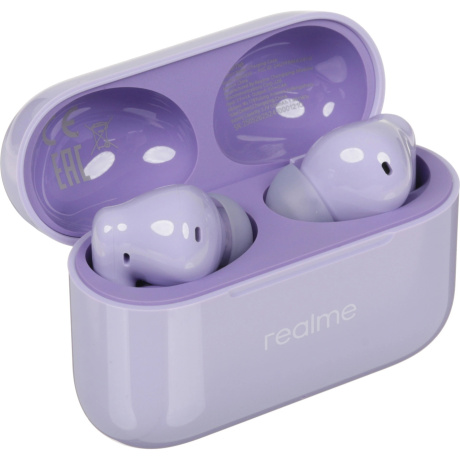 Наушники Realme Buds T200 RMA2410 Фиолетовый (Violet) - фото 5