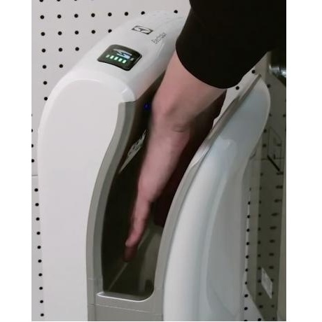 Сушилка для рук Electrolux EHDA/HPF-1200W электрическая высокоскоростная (белая)  - фото 2