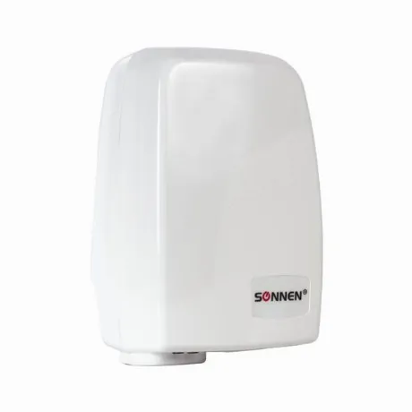 Сушилка для рук SONNEN HD-120, 1000 Вт, пластиковый корпус, бела...