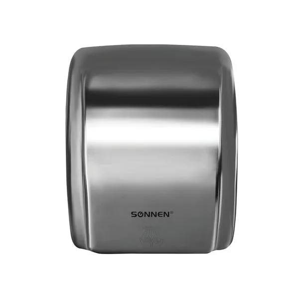 Сушилка для рук SONNEN HD-230S, 2100 Вт, нержавеющая сталь, антивандальная, хром 604195 - фото 2