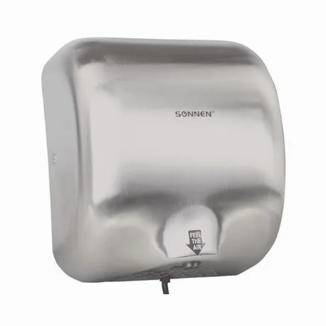 Сушилка для рук SONNEN HD-999, 1800 Вт, нержавеющая сталь, антив...
