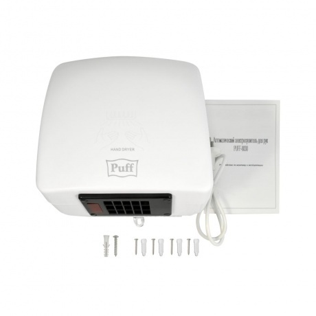Сушилка для рук Puff 8830 1500Вт белый - фото 6