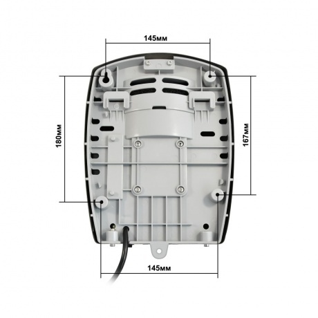 Сушилка для рук Puff 8887 1200Вт хром - фото 8