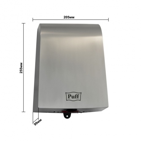 Сушилка для рук Puff 8950 1000Вт хром - фото 7