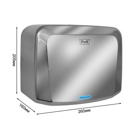Электросушитель для рук &quot;Puff-8813&quot;, антивандальный, 1,25 кВт - фото 8