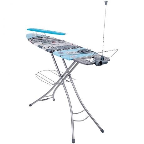 Гладильная доска ЭЛЬЗА ДЕ ЛЮКС металл 1220х400 пу пр пдля б удл