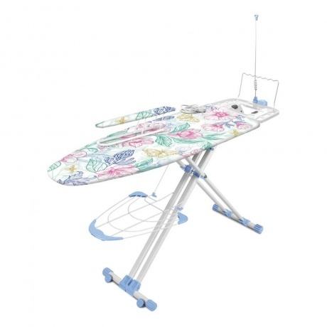 

Доска глад."Валенсия 2 "Валенсия цветы", (перф.лист) подст. д/пароген.рук,пол.д/белья,колесики,НВ2/1, С принтом