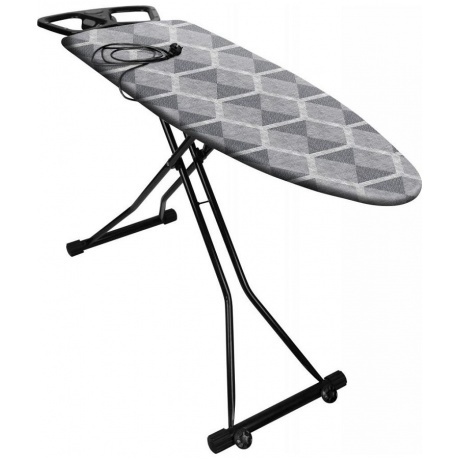 

Доска глад. "Nika sport" ,моноблок,хлопок, роз., колесики д/перемещения, 122*40, геометрический NS/1, Разноцветный