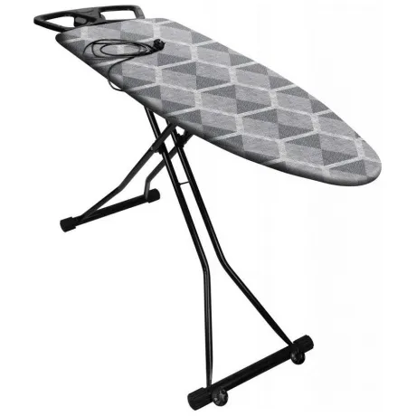 Доска глад. "Nika sport" ,моноблок,хлопок, роз., колесики д/пере...