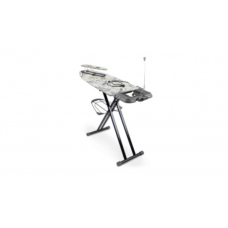 

Доска гладильная "SOPHY" тефлон, рукав, полка д/белья, подст. д/пароген, эл.роз. 123*46 см SF/О orchid, Бежевый